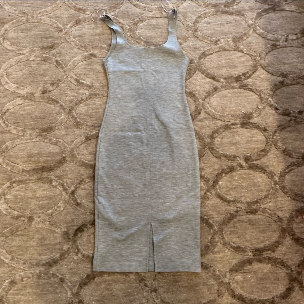 Zara Grey Bodycon Dress - Picture 2 of 5